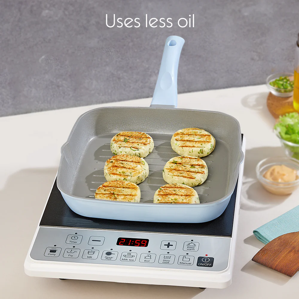 Vajra Ceramic Square Grill Pan - Image 6
