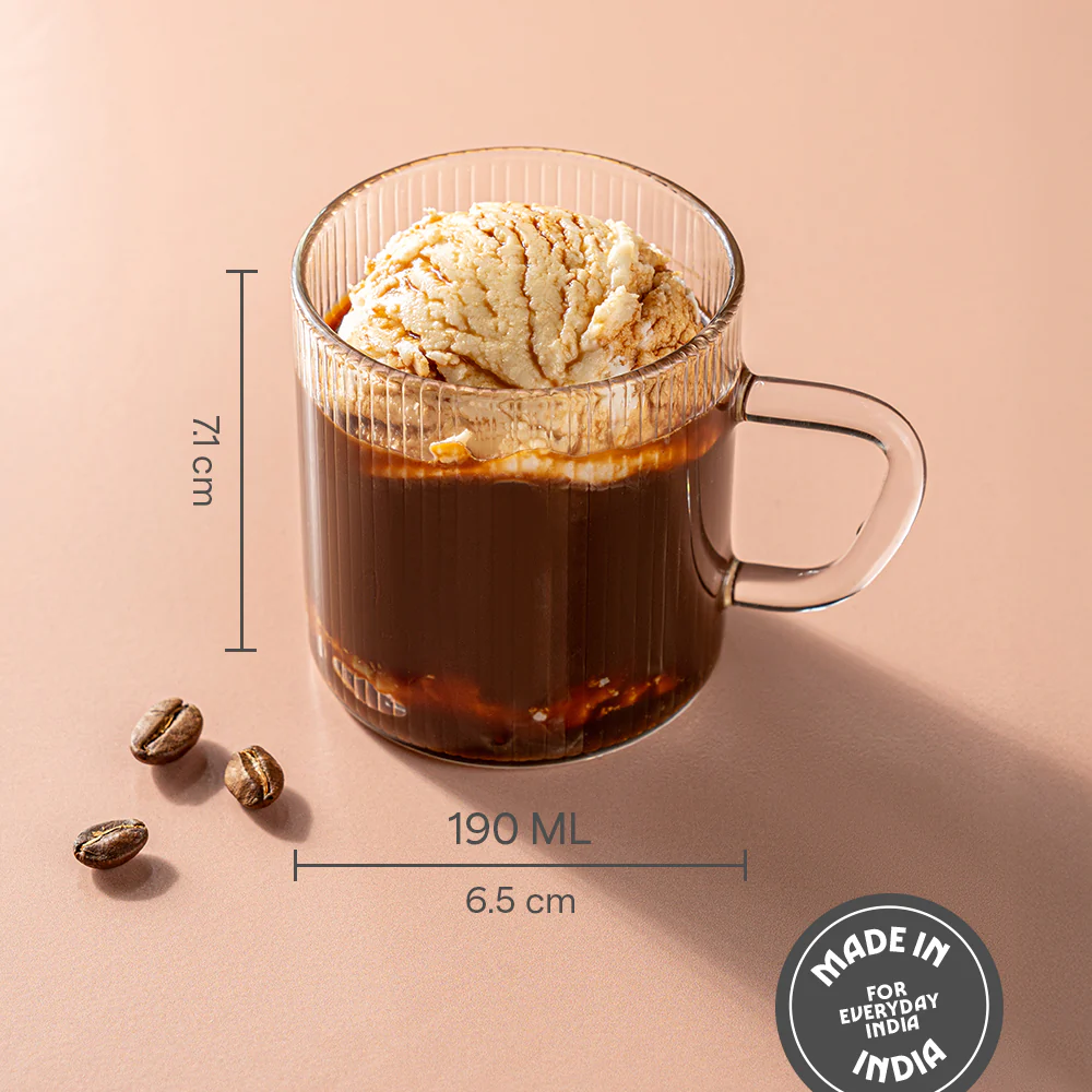 Borosil Vision Fluted Classic Mug Set - Image 3