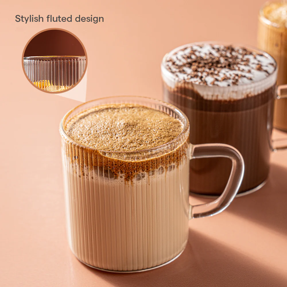 Borosil Vision Fluted Classic Mug Set - Image 5