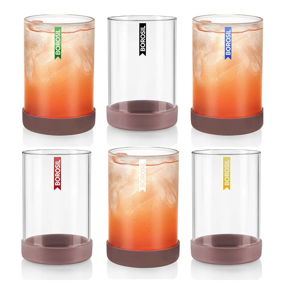 Borosil Vision Glass Set, Cappuccino - Image 3