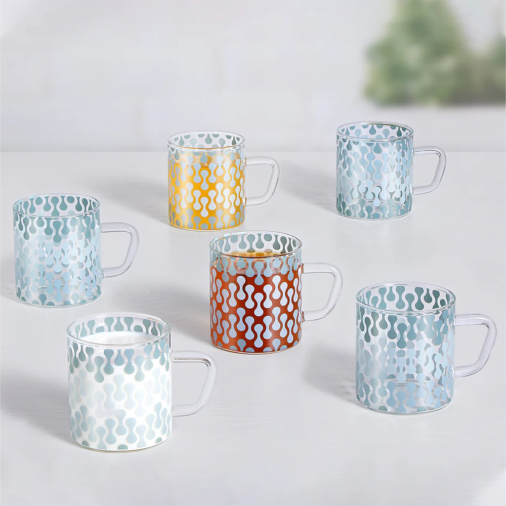 Borosil Vista Classic Glass Mug Set - Image 8