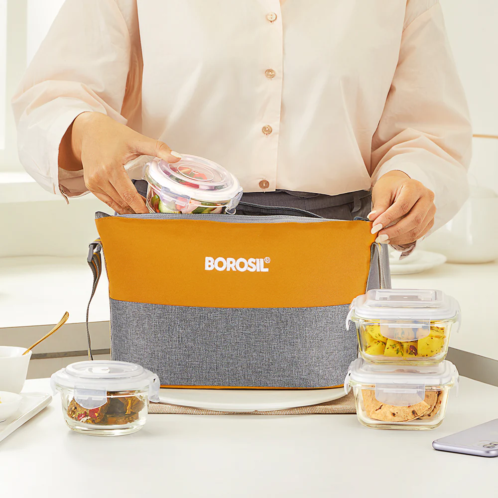 Zest Daisy Universal Glass Lunch Box - Image 4