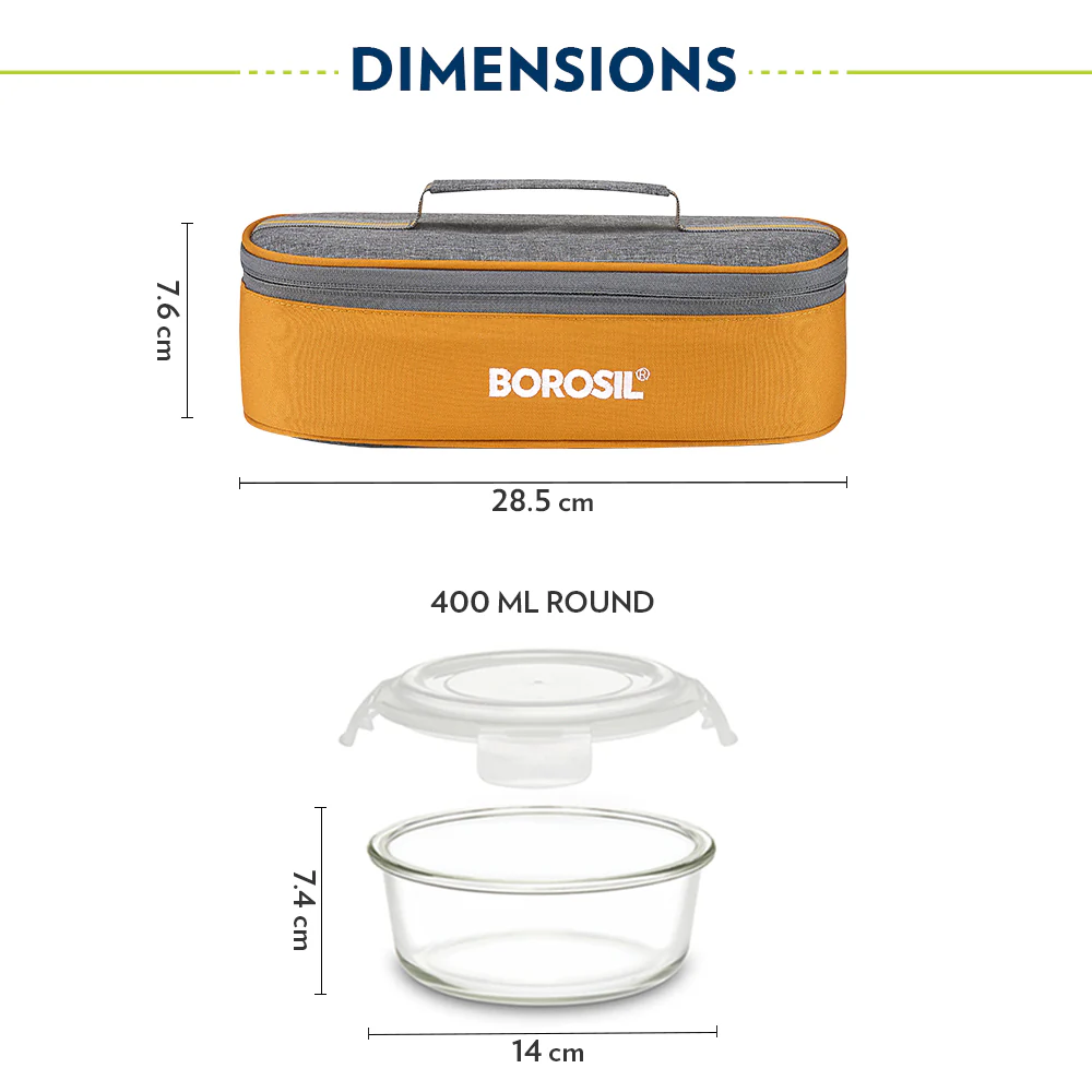 Zeal Round Glass Lunch Box - Image 3