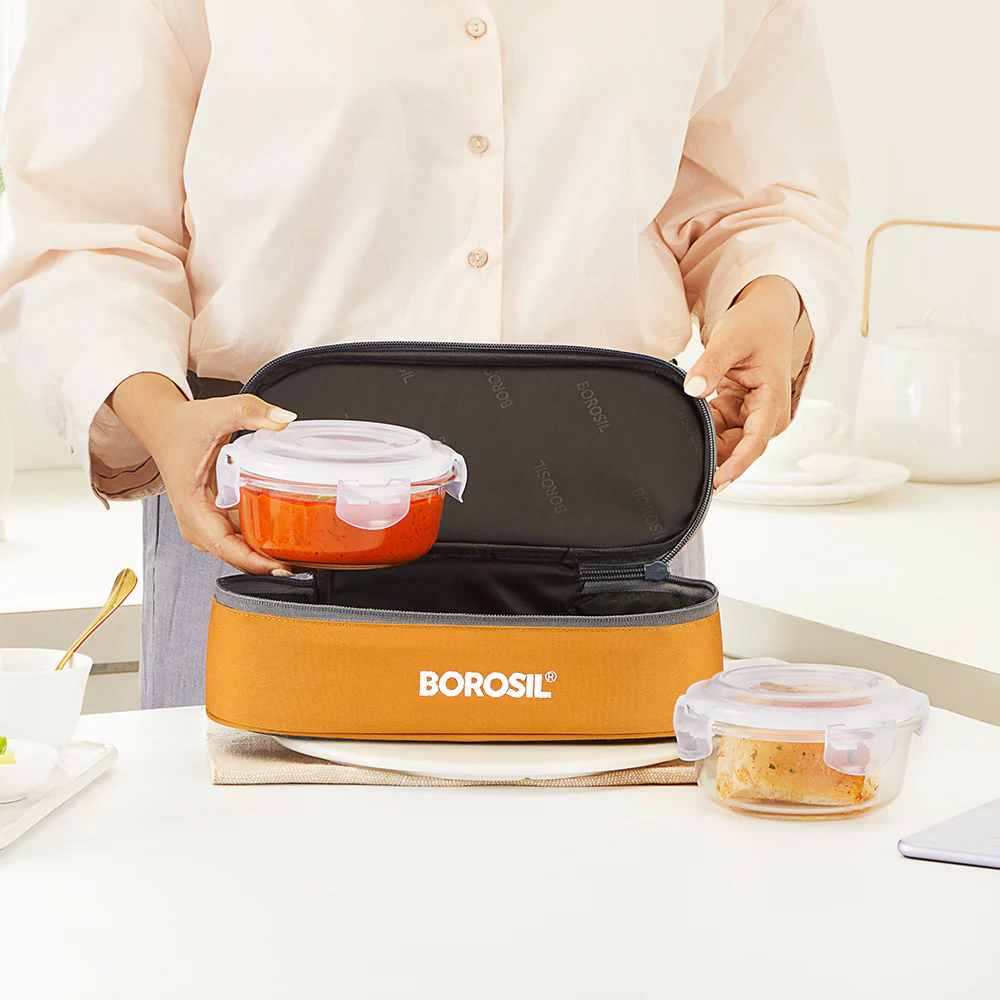 Zeal Round Glass Lunch Box - Image 4