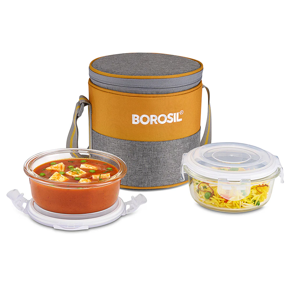 Zest Round Glass Lunch Box - Image 2