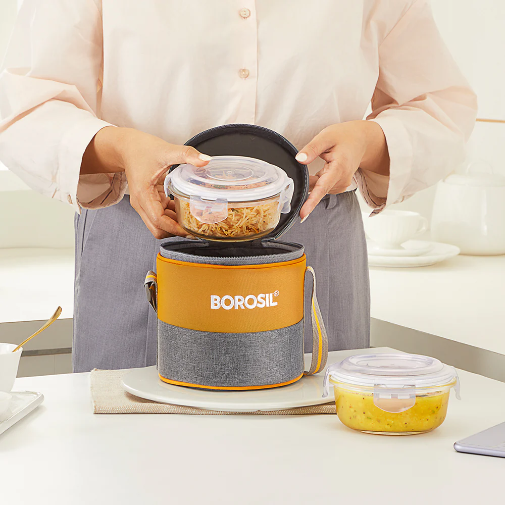 Zest Round Glass Lunch Box - Image 4