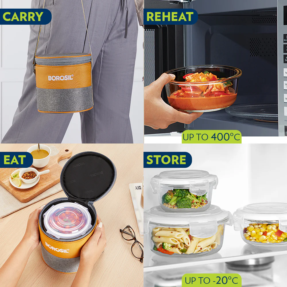 Zest Round Glass Lunch Box - Image 8