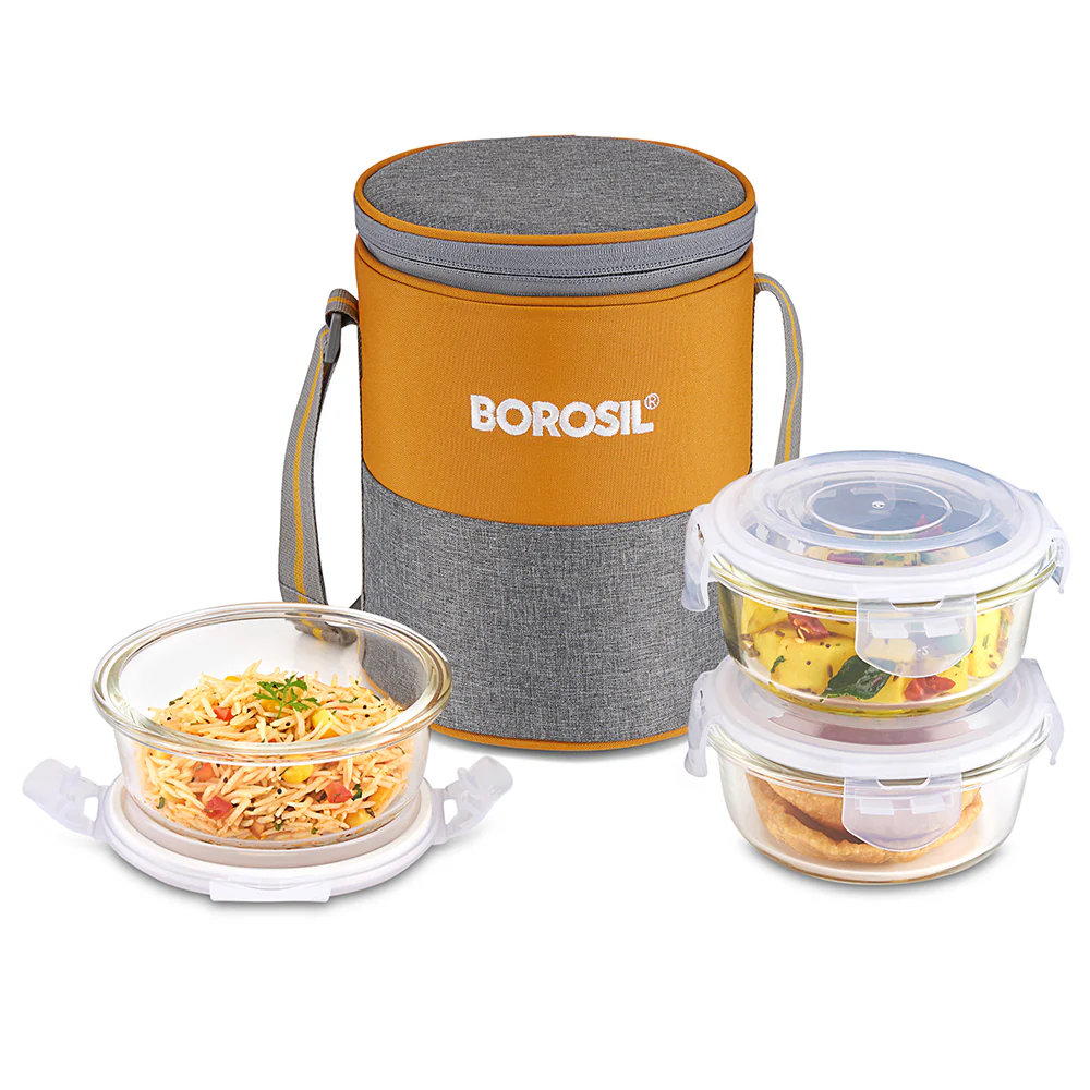 Zest Round Glass Lunch Box - Image 2