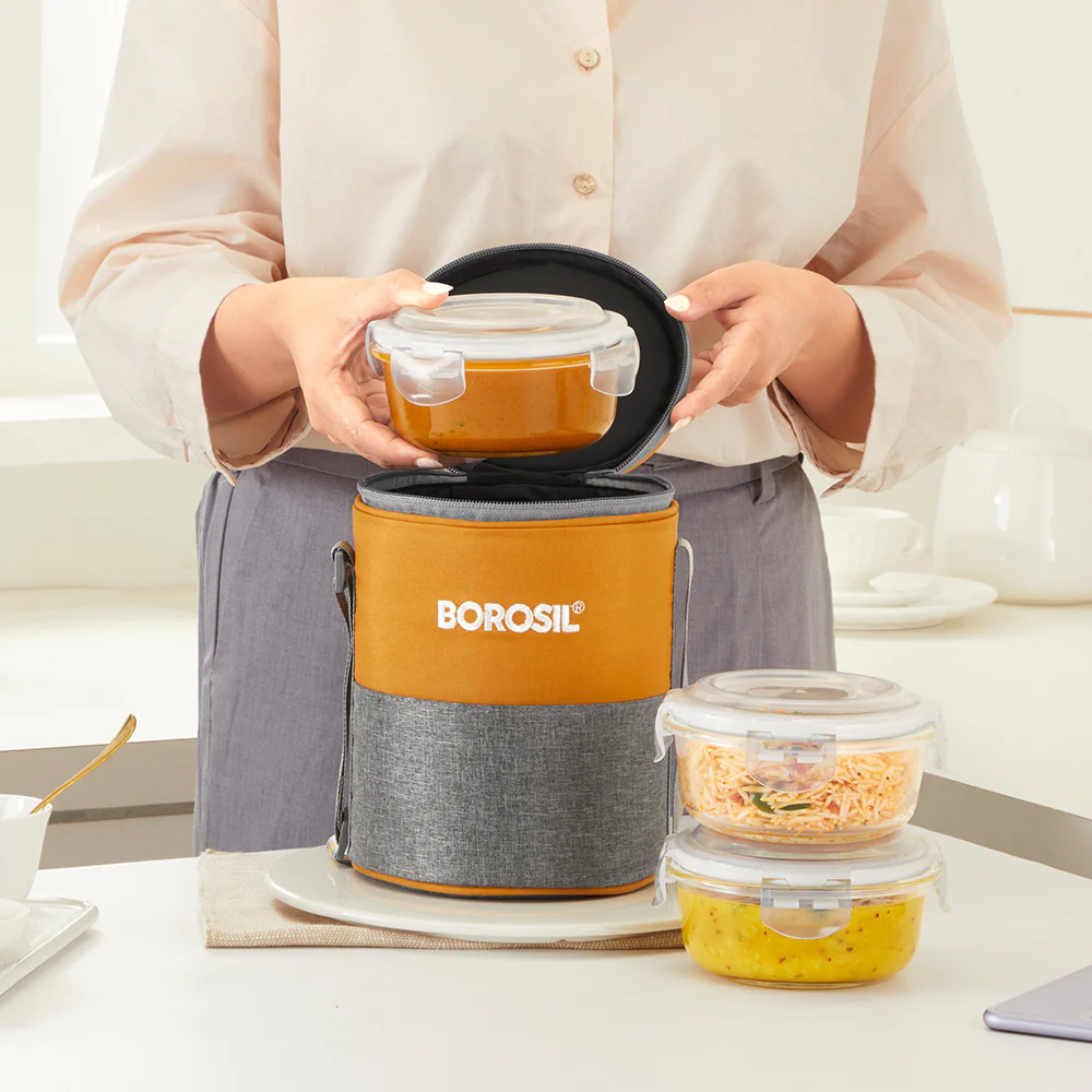 Zest Round Glass Lunch Box - Image 4