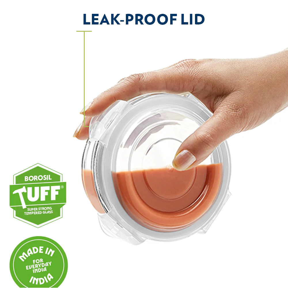 Zest Round Glass Lunch Box - Image 5