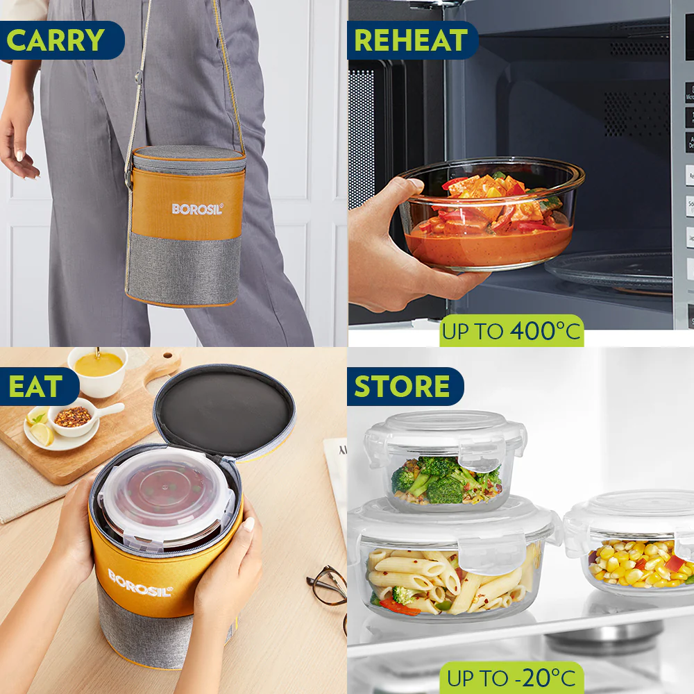 Zest Round Glass Lunch Box - Image 8