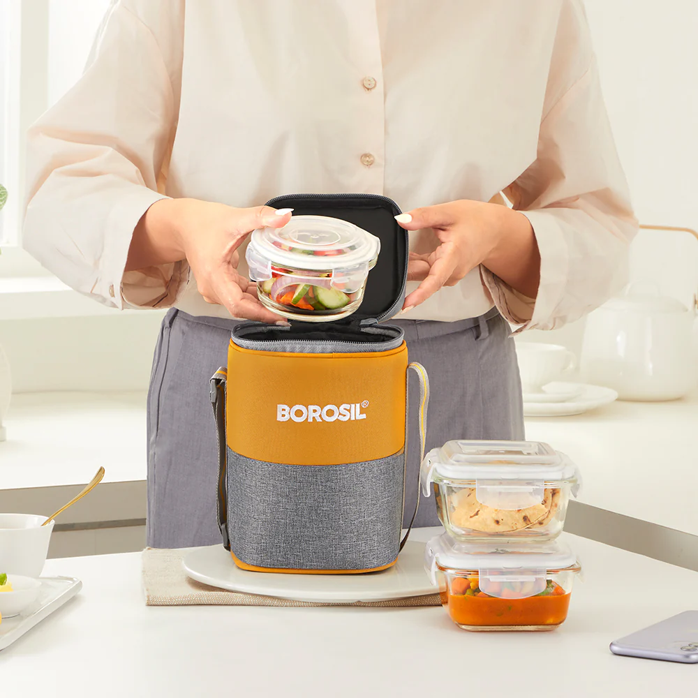 Zeal Round and Square Glass Lunch Box - Image 4