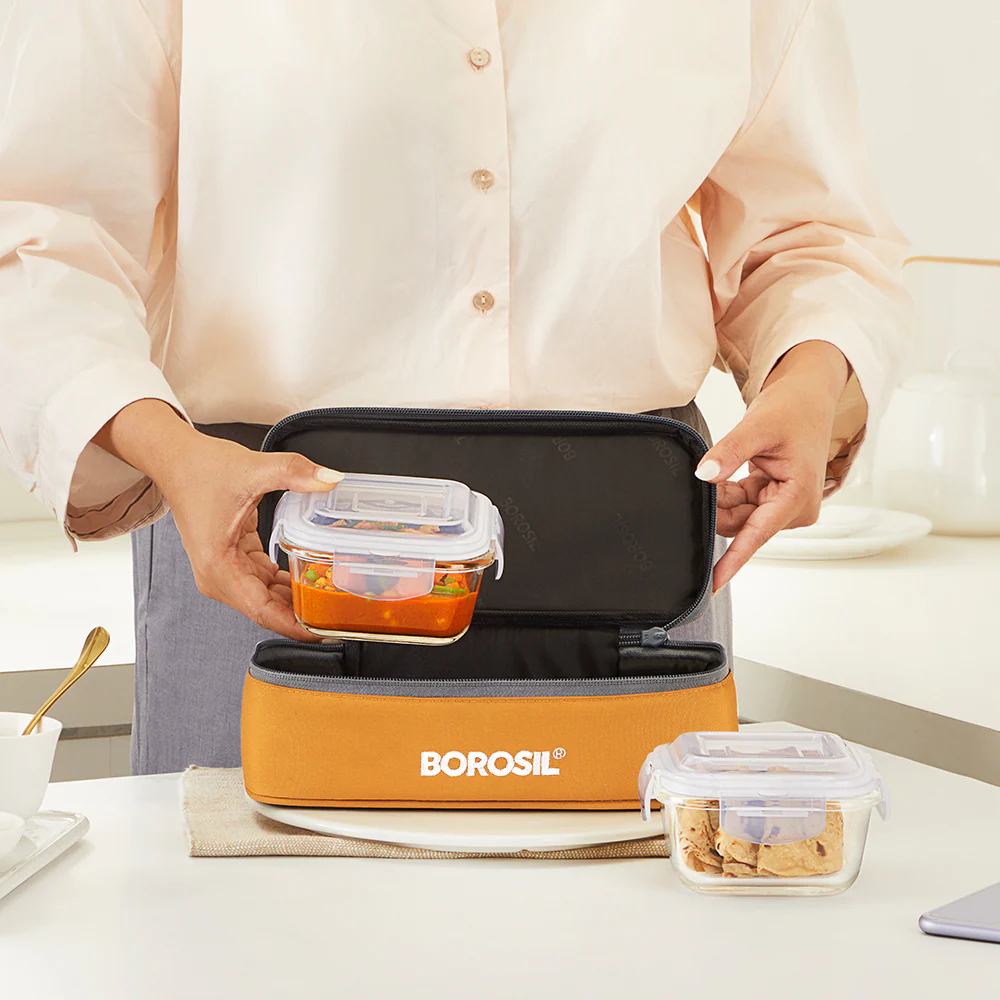 Zest Square Glass Lunch Box - Image 4