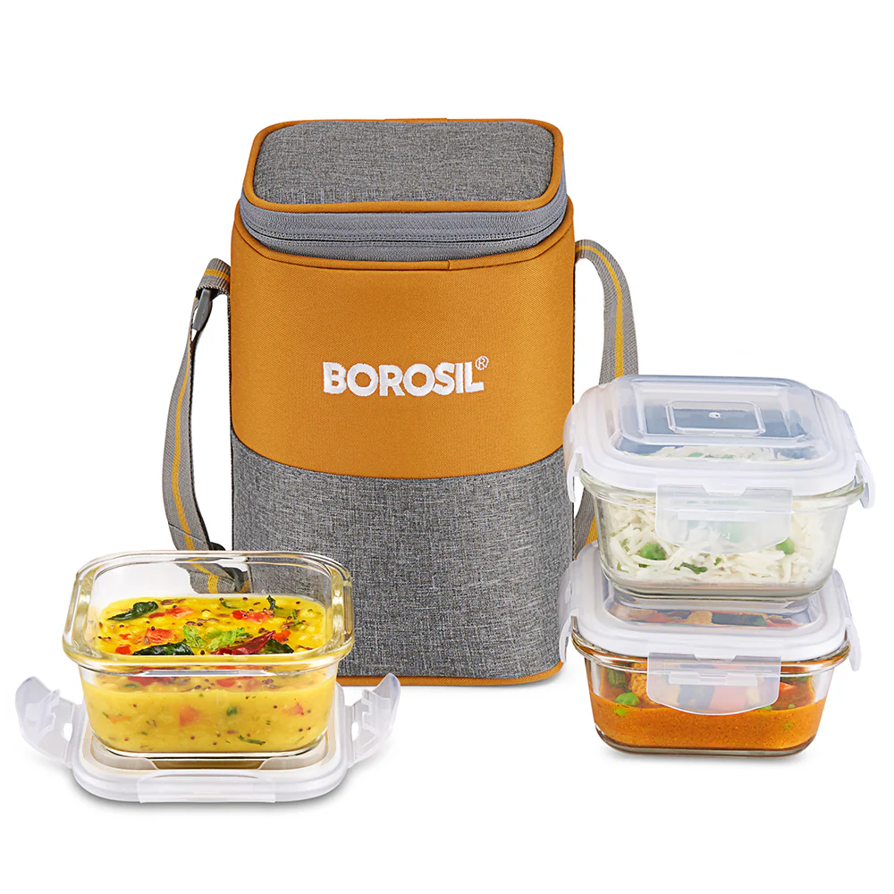 Zest Square Glass Lunch Box - Image 2