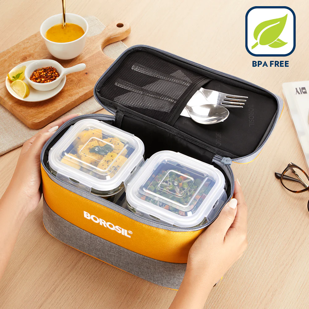 Zest Square Glass Lunch Box - Image 6