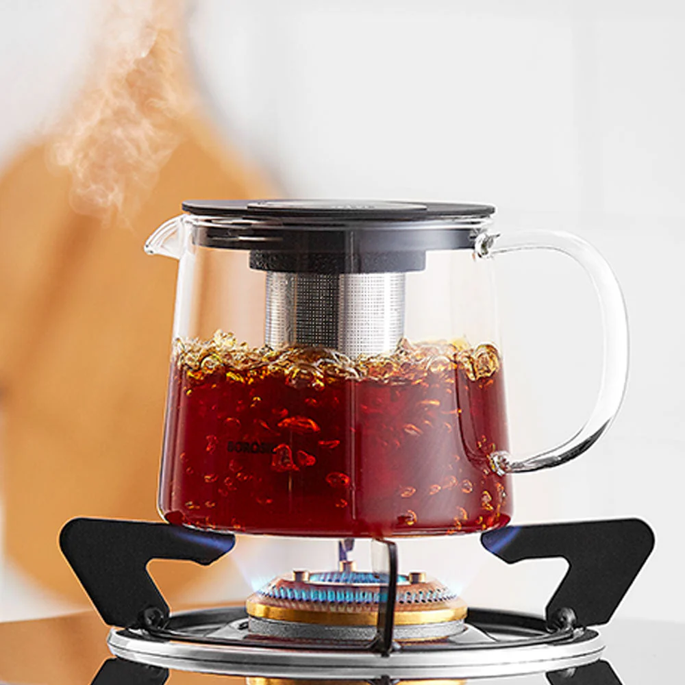 Borosil Carafe with Infuser, Black - Image 3