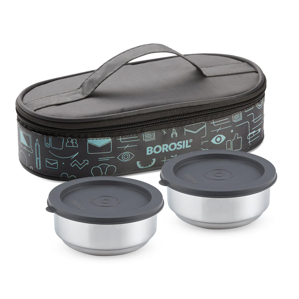 Carryfresh Round Stainless Steel Lunchbox - Image 2
