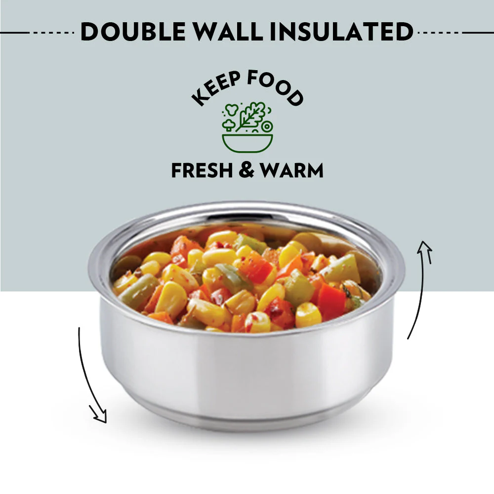 Carryfresh Round Stainless Steel Lunchbox - Image 6