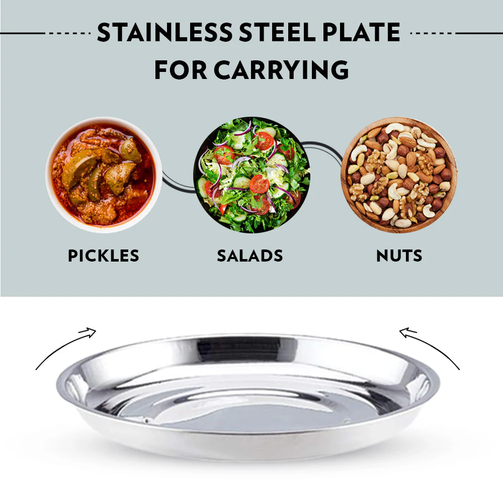 Carryfresh Round Stainless Steel Lunchbox - Image 7