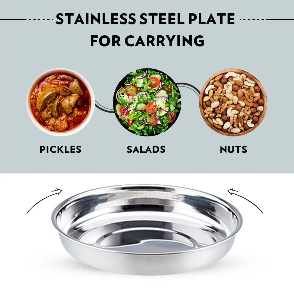 Carryfresh Round Stainless Steel Lunchbox - Image 7