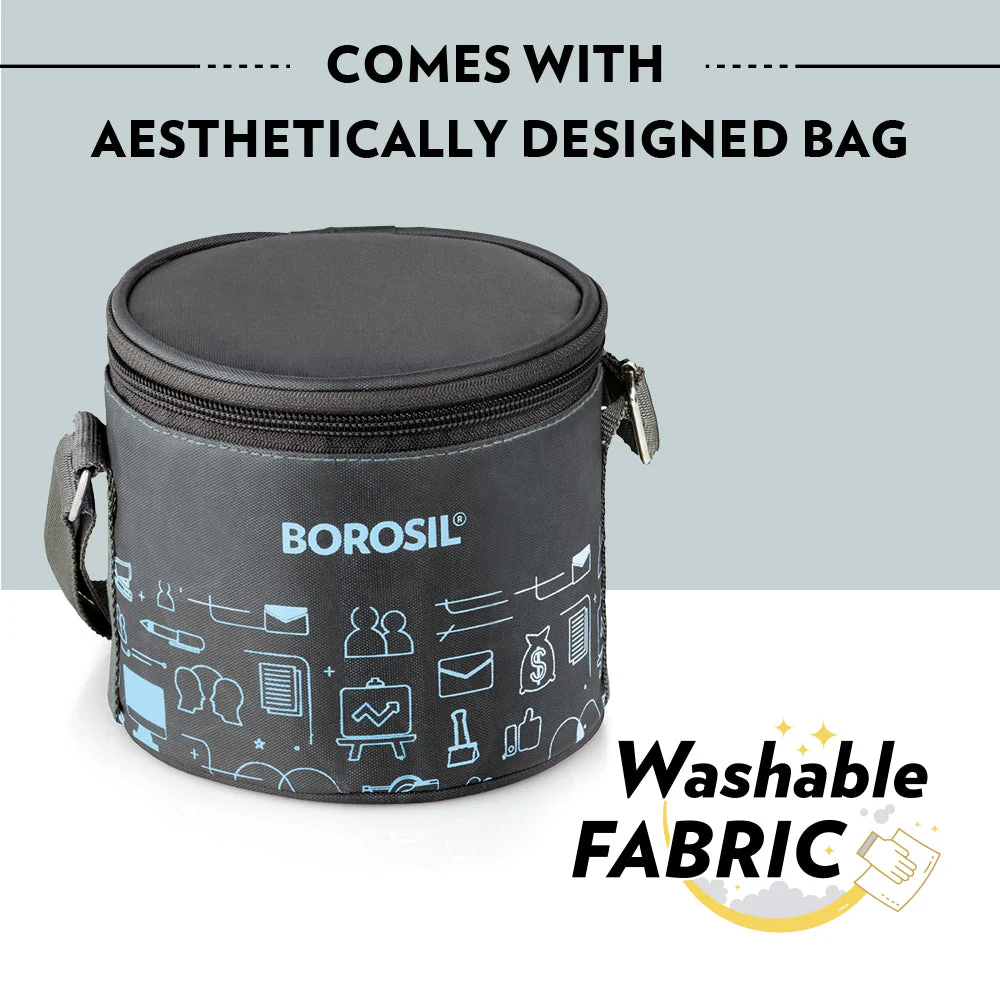 Carryfresh Round Stainless Steel Lunchbox - Image 8