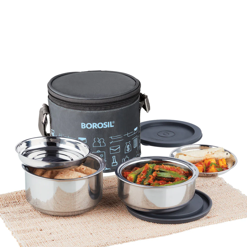 Carryfresh Round Stainless Steel Lunchbox - Image 9