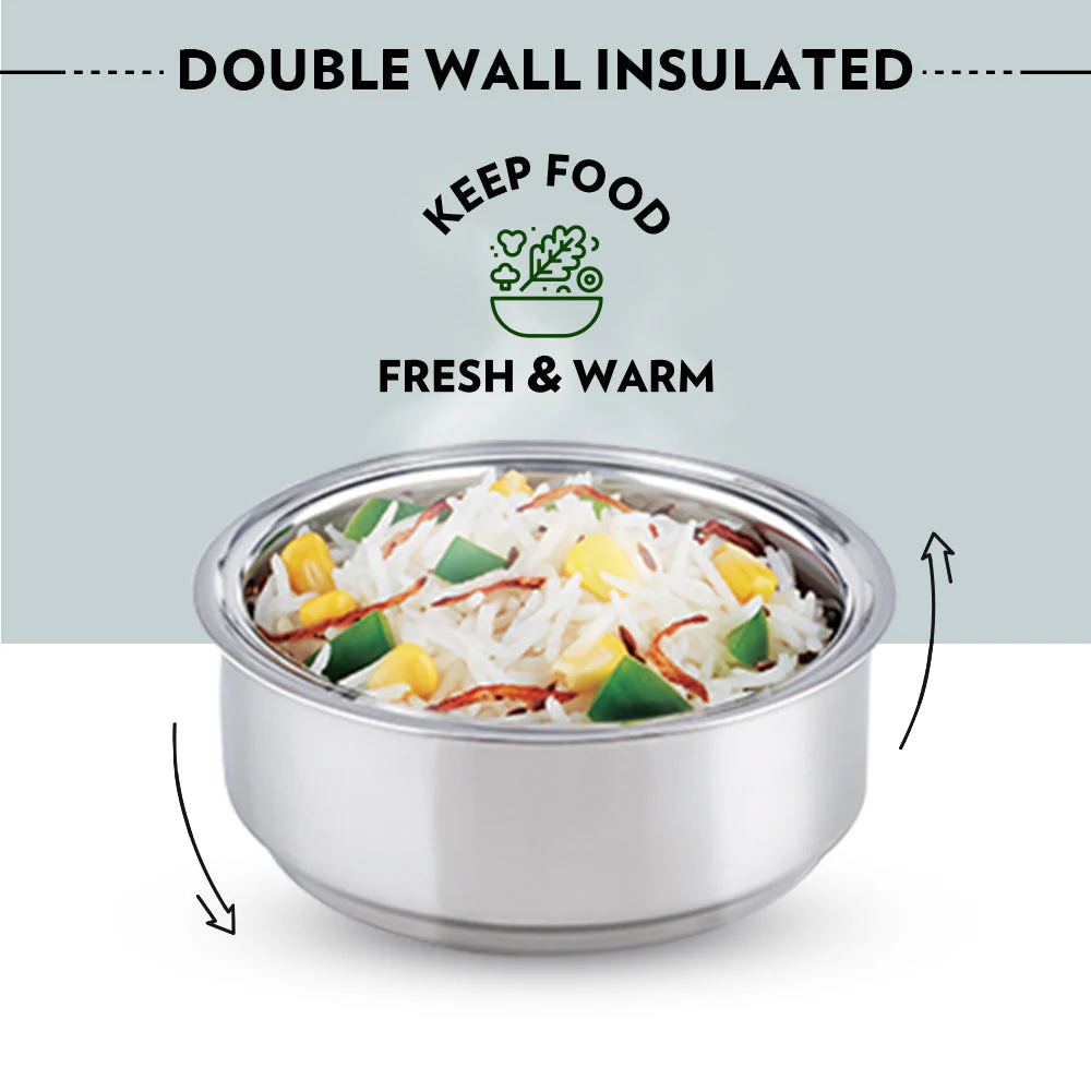 Carryfresh Round Stainless Steel Lunchbox - Image 6