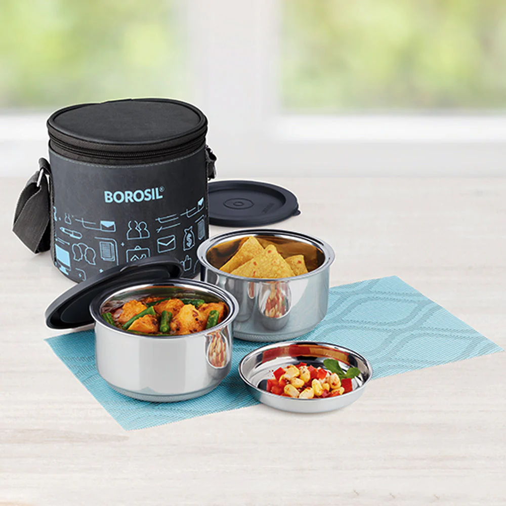Carryfresh Round Stainless Steel Lunchbox - Image 9