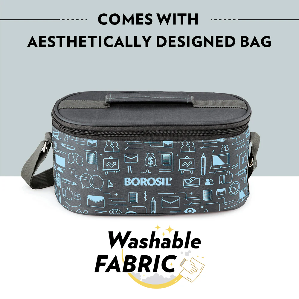 Carryfresh Round Stainless Steel Lunchbox - Image 5