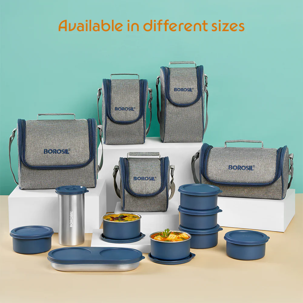 Carrymore Microwave Safe Round Stainless Steel Lunch Box - Image 10