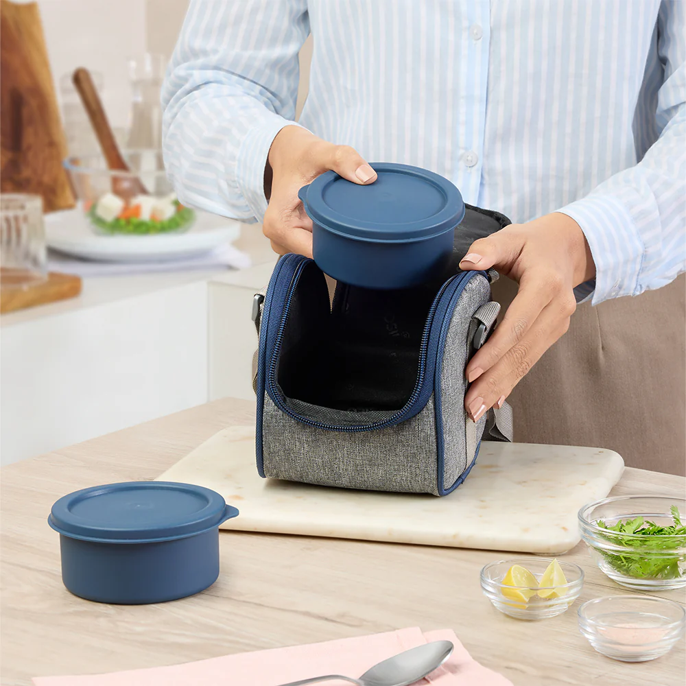 Carrymore Microwave Safe Round Stainless Steel Lunch Box - Image 8