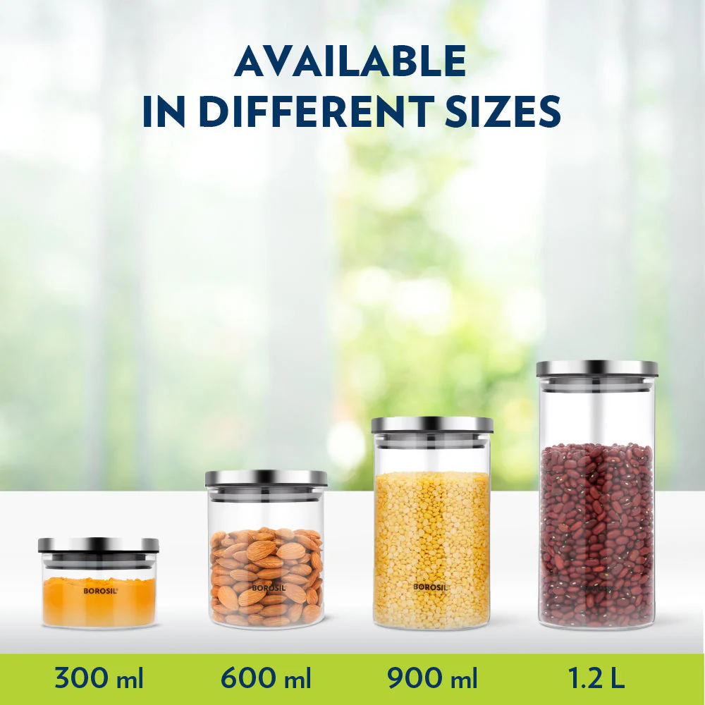 Classic Glass Jar with SS Lid - Image 2