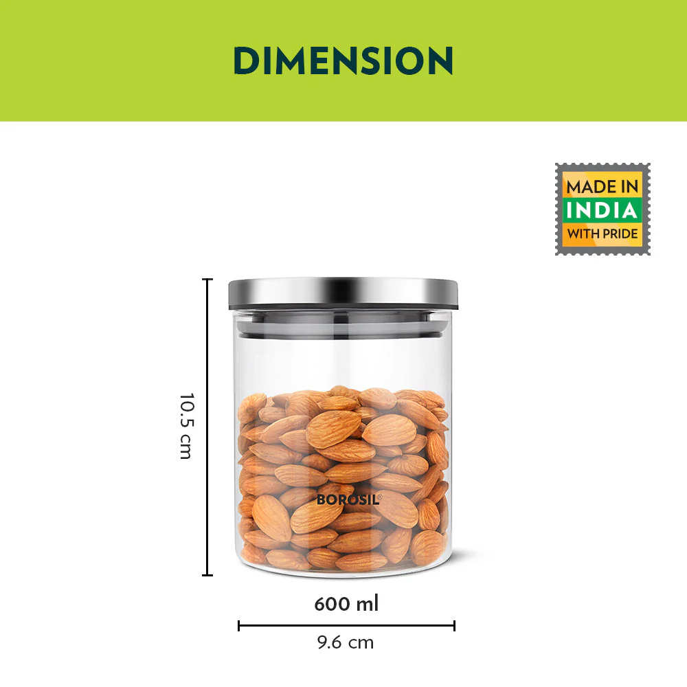 Classic Glass Jar Set with SS Lid - Image 8