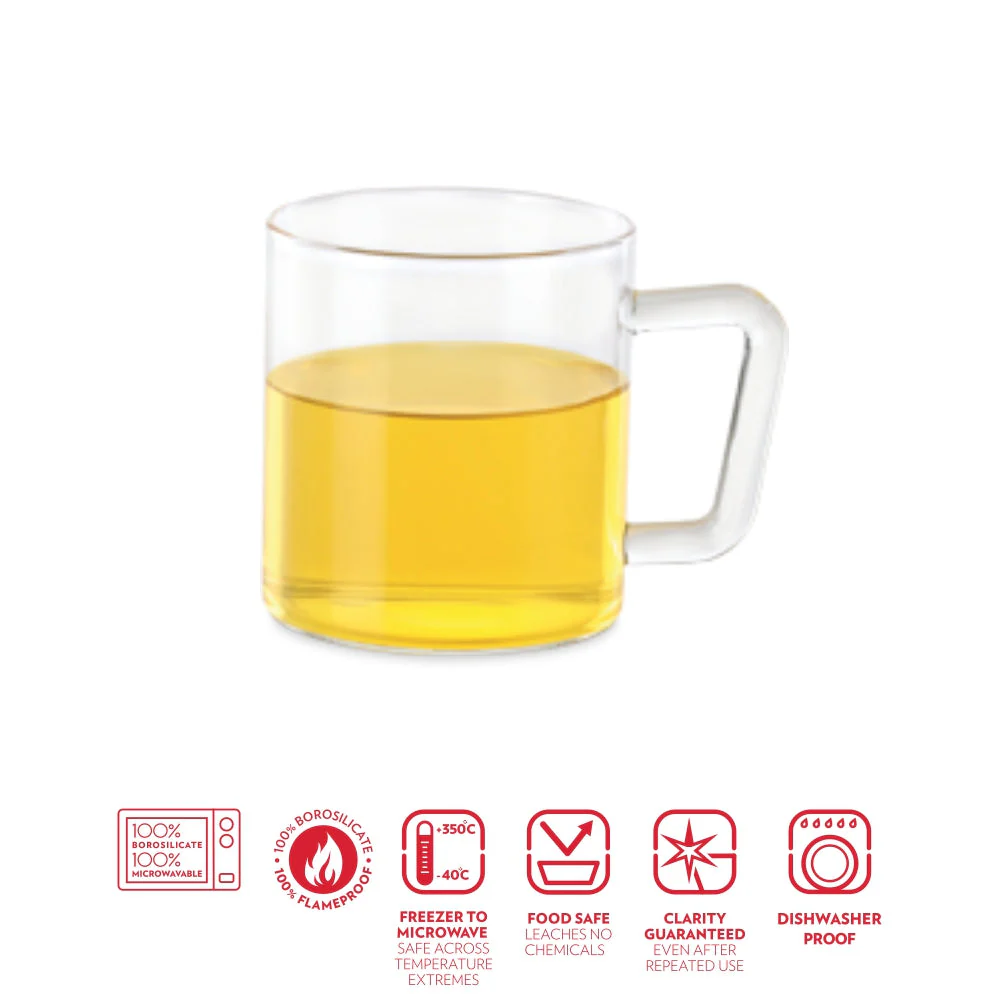 Classic Glass Jar Set of 2 with SS Lid + Classic Mug Set - Image 4