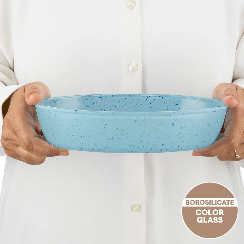 Colors Blue Oval Baking Dish - Image 3