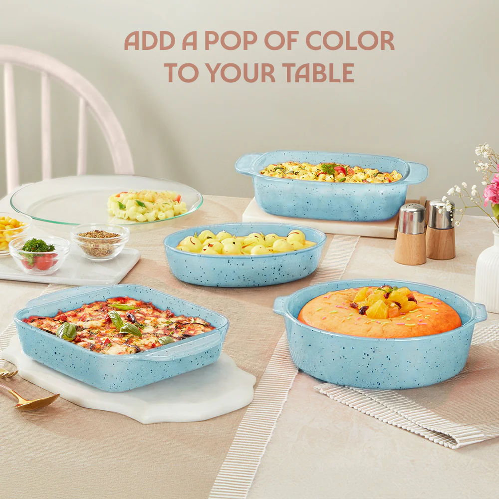 Colors Blue Oval Baking Dish - Image 4