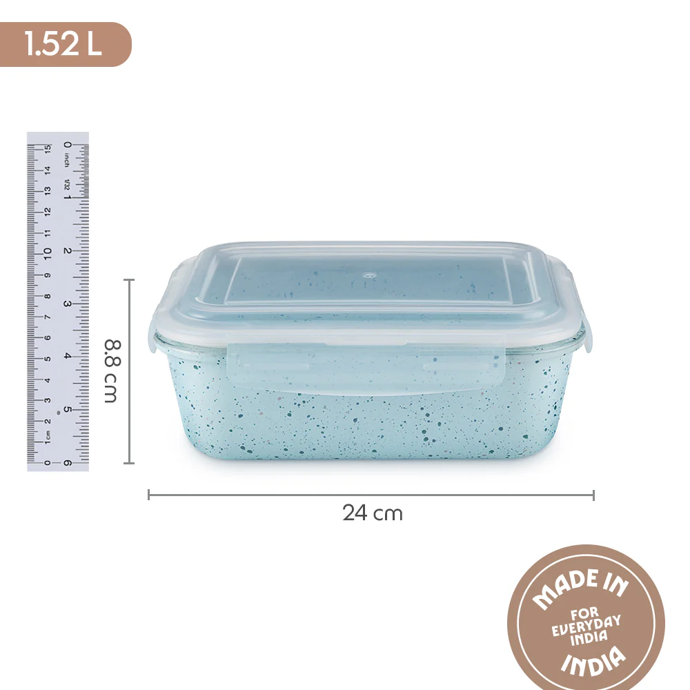 Colors Blue Rectangle Klip n Store - Image 2