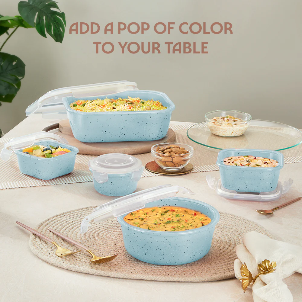 Colors Kube Blue Round Klip n Store - Image 4