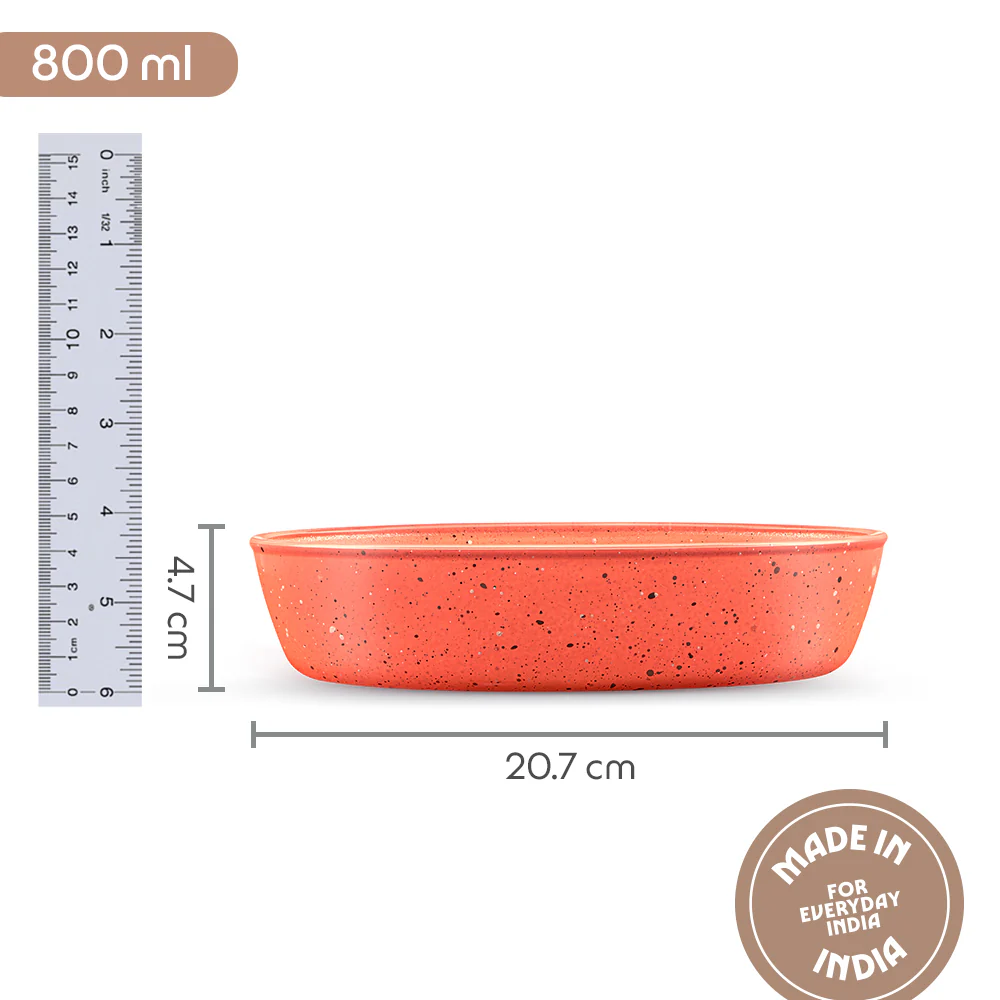 Colors Kube Pink Oval Baking Dish - Image 2