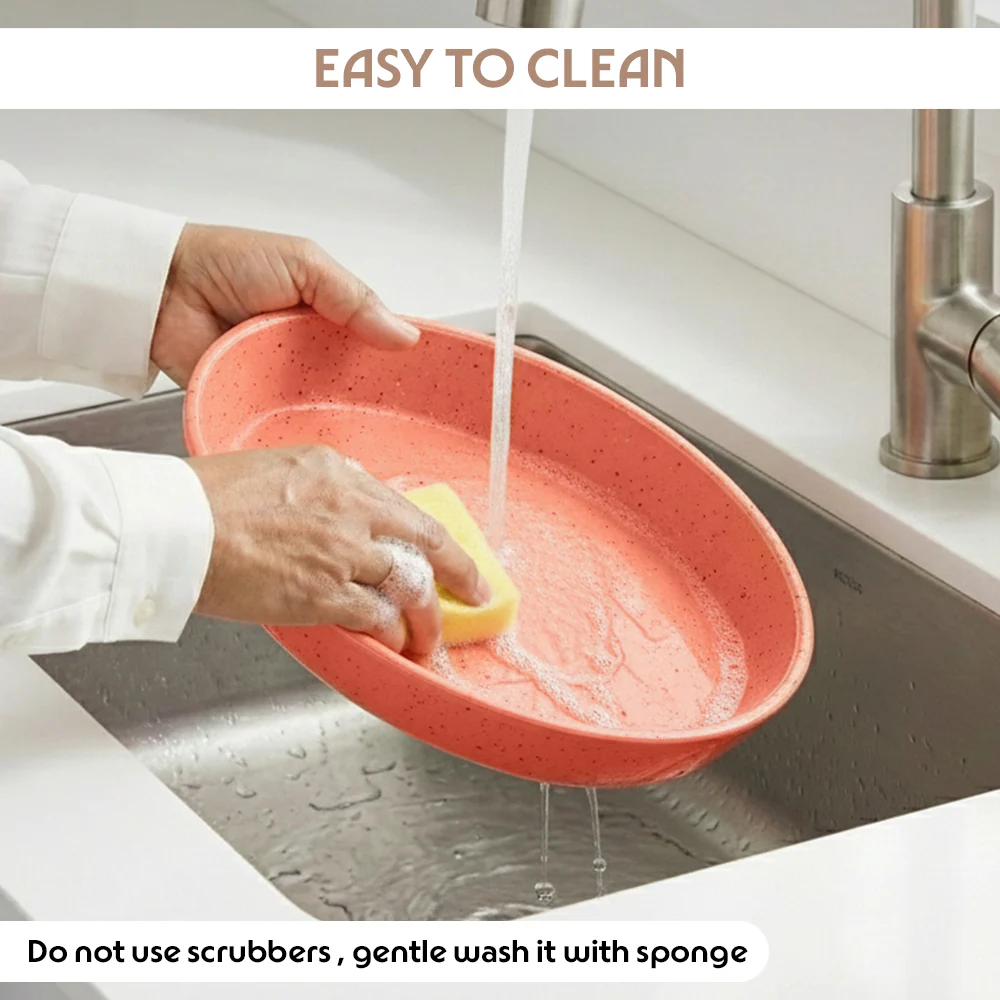 Colors Kube Pink Oval Baking Dish - Image 6