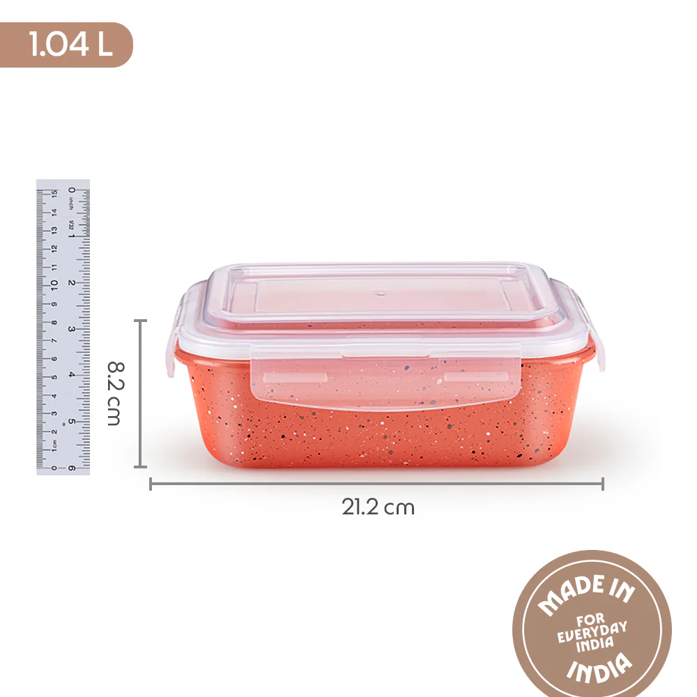 Colors Kube Pink Rectangle Klip n Store - Image 2