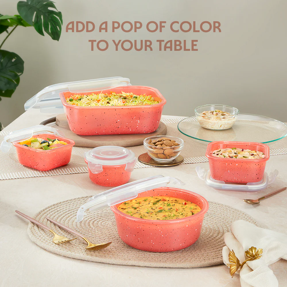 Colors Kube Pink Rectangle Klip n Store - Image 4