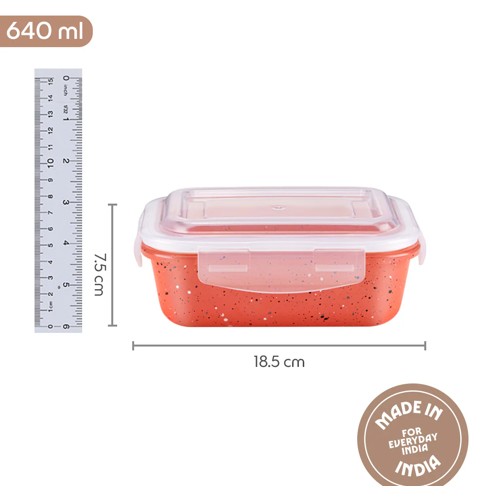 Colors Kube Pink Rectangle Klip n Store - Image 2