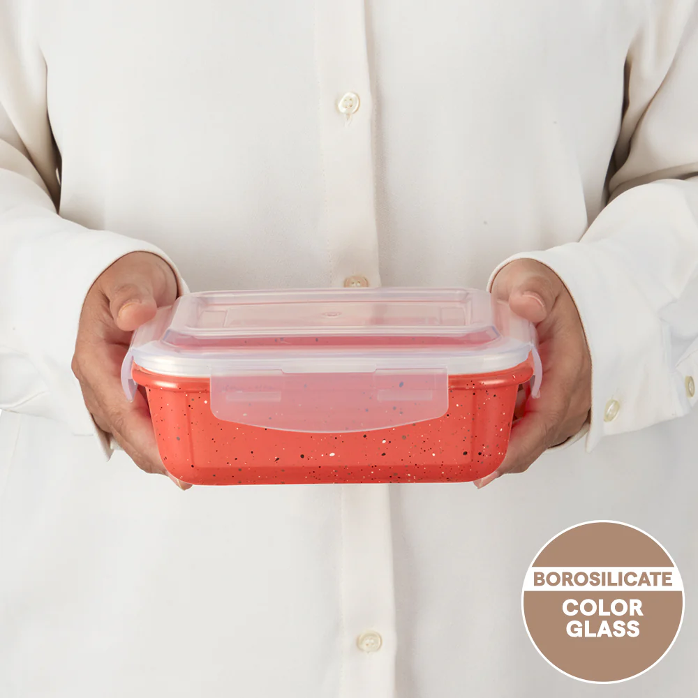 Colors Kube Pink Rectangle Klip n Store - Image 3