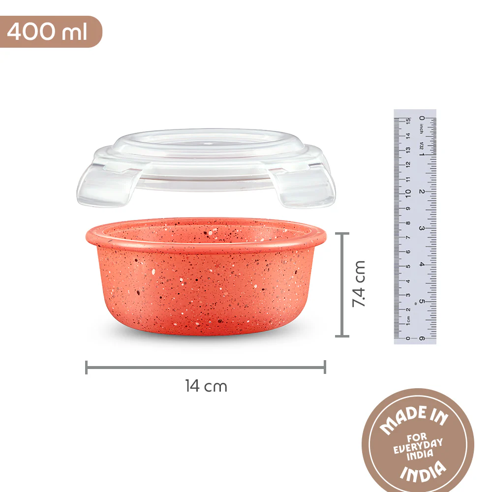 Colors Kube Pink Round Klip n Store - Image 2