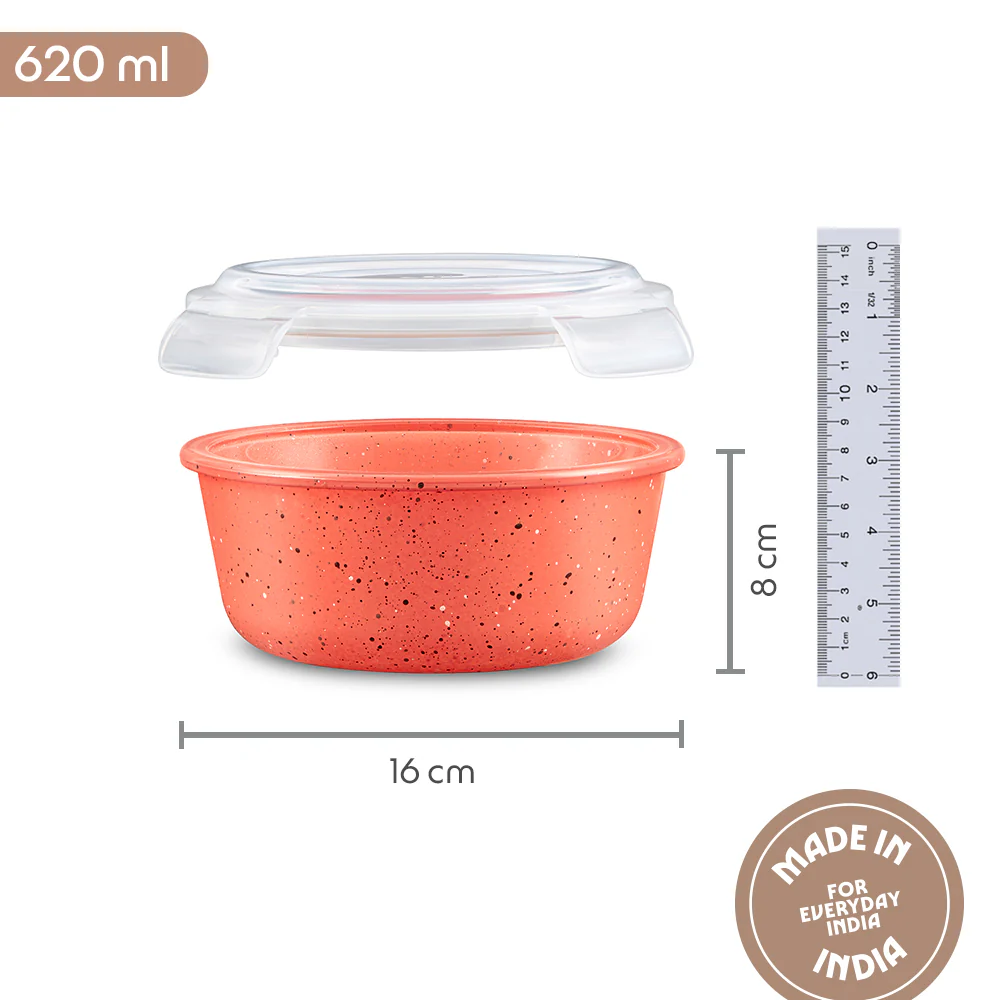 Colors Kube Pink Round Klip n Store - Image 2