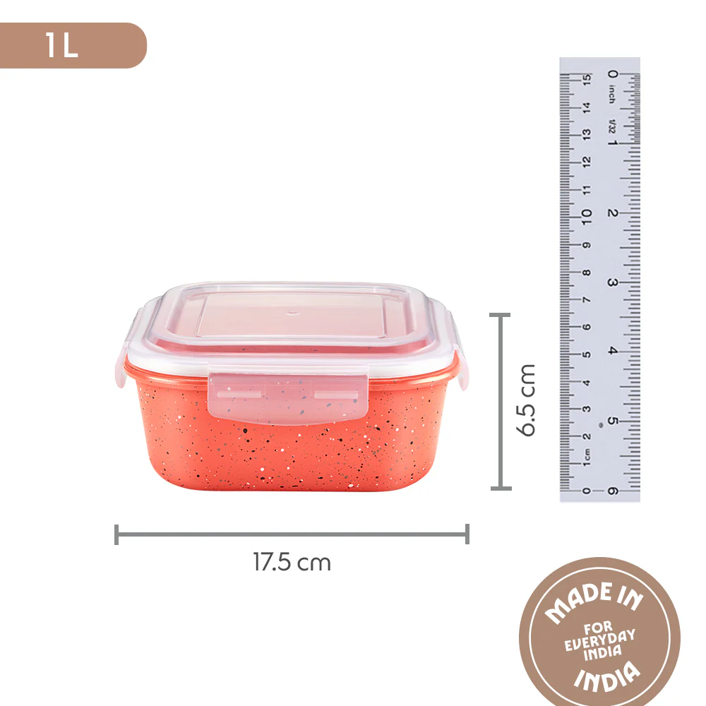Colors Kube Pink Square Klip n Store - Image 2