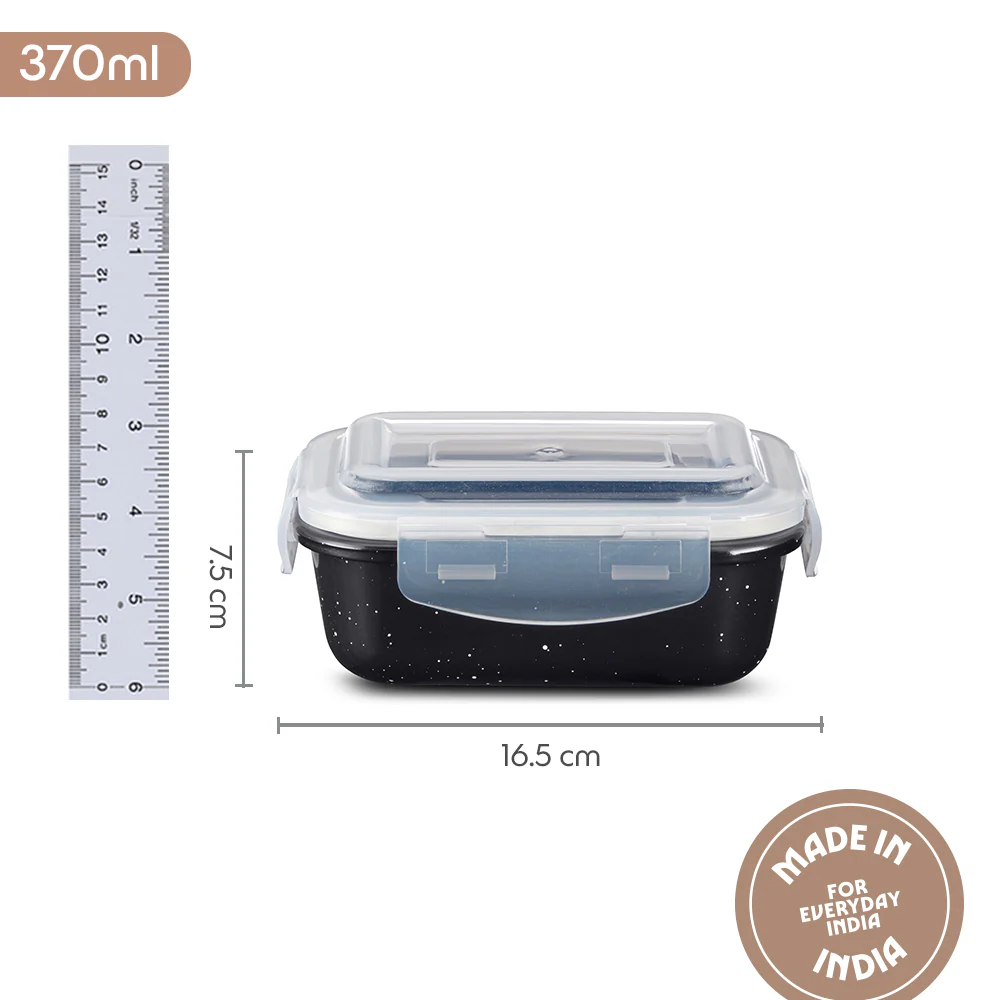 Colors Pebble Black Rectangle Klip n Store - Image 2
