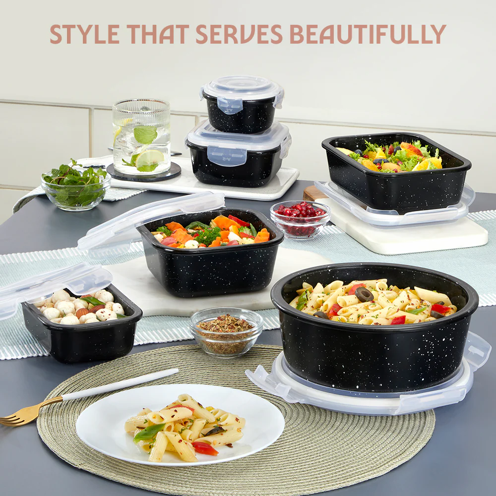 Colors Pebble Black Square Klip n Store - Image 4