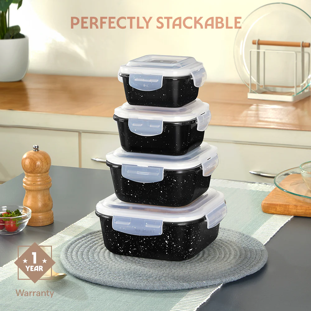 Colors Pebble Black Square Klip n Store - Image 8